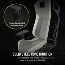 Corsair T3 Rush Branca/Cinzenta - Thumbnail Image 3