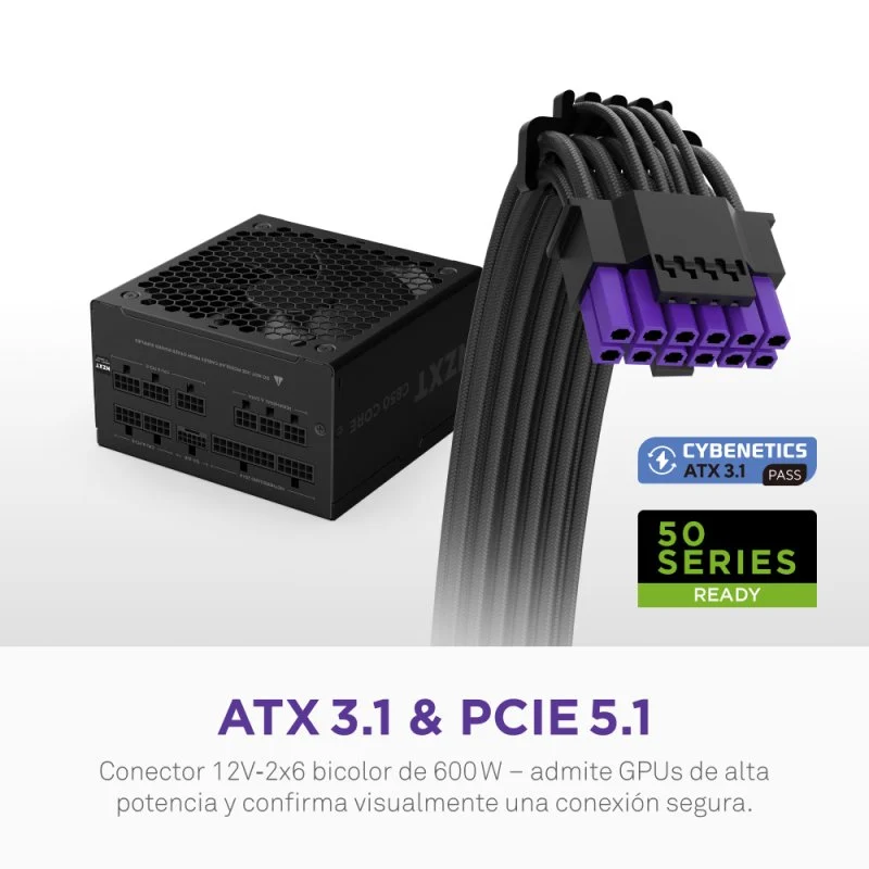 NZXT C850 Gold Core 850W 80 PLUS Gold Modular - Image 4