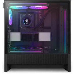NZXT H5 Flow RGB 2024 Midi Tower E-ATX USB-C Preta - Thumbnail Image 9