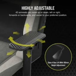 Corsair T3 Rush Branca/Cinzenta - Thumbnail Image 4