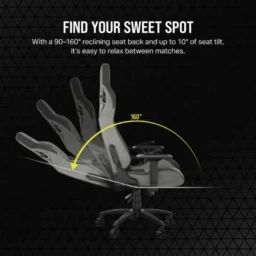 Corsair T3 Rush Preta/Cinzenta - Thumbnail Image 5