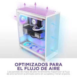 NZXT H7 Flow 2024 Vidro Templado USB 3.2 Branca - Thumbnail Image 6