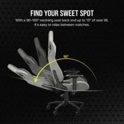 Corsair T3 Rush Branca/Cinzenta - Thumbnail Image 5