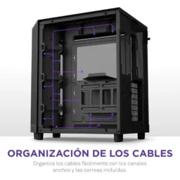 NZXT H6 Flow RGB Mid Tower Vidro Temperado USB-C Preta - Thumbnail Image 6
