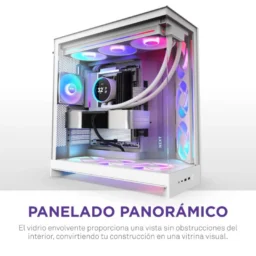 NZXT H9 Flow RGB Caixa E-ATX com Vidro Temperado e 3x Ventoinhas 140mm RGB Branca - Thumbnail Image 5