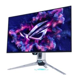 ASUS ROG Swift OLED PG27AQWP-W 26.5 Quad HD 540Hz WOLED Tandem OLED 0,02ms Prateado - Thumbnail Image 2