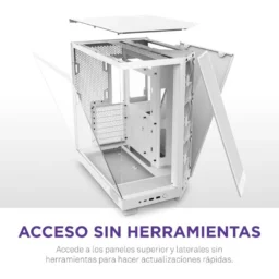 NZXT H6 Flow RGB Mid Tower Vidro Temperado USB-C Branca - Thumbnail Image 7