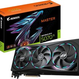 Gigabyte RTX 5070 Ti AORUS MASTER 16GB GDDR7 Reflex 2 RTX AI DLSS4 - Thumbnail Image 1