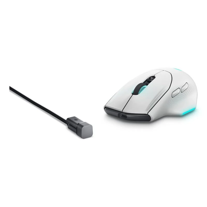 Dell Alienware AW620M Sem Fios 26000 DPI Branco RGB 7 Botões - Image 8