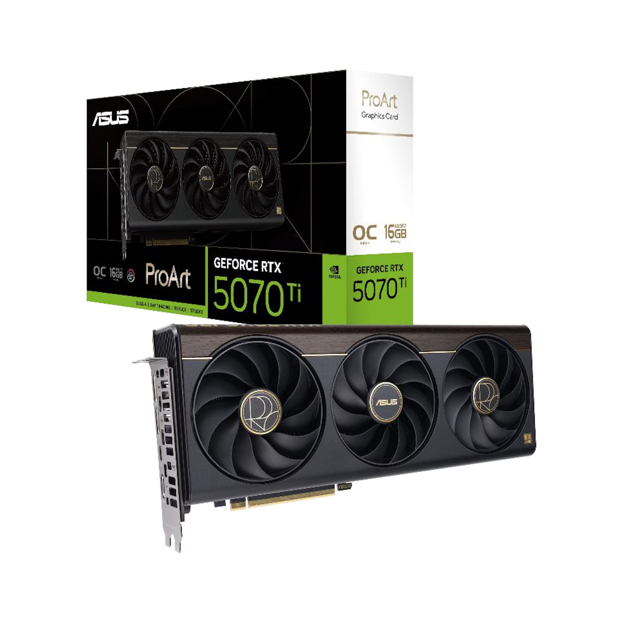 Asus ProArt RTX 5070 Ti O16G 16GB GDDR7 Reflex 2 RTX AI DLSS4 - Image 1