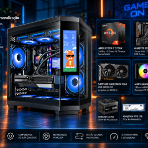 ISG Starter Gaming - Ryzen 7 5700X/Gskill 16GB 3200/M.2 1TB/Sapphire RX9060 8GB