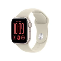 Apple Watch SE 3 GPS 40mm Alumínio Starlight com Bracelete Desportiva Sand S/M - Thumbnail Image 1