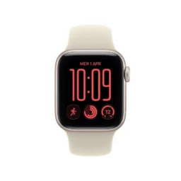Apple Watch SE 3 GPS 40mm Alumínio Starlight com Bracelete Desportiva Sand S/M - Thumbnail Image 2