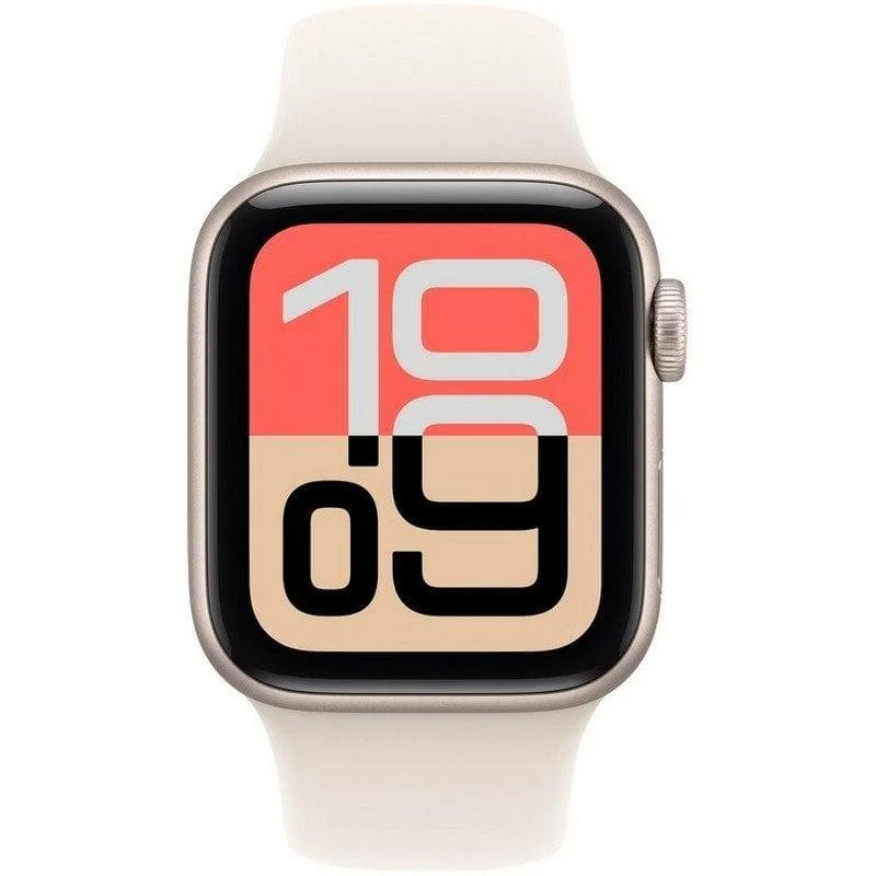 Apple Watch SE 3 GPS + Cellular 40mm OLED Alumínio Branco Estrela M/L Resistência à Água 50m - Image 1