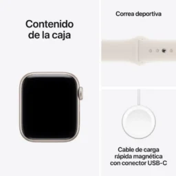 Apple Watch SE 3 GPS + Cellular 40mm OLED Alumínio Branco Estrela M/L Resistência à Água 50m - Thumbnail Image 4