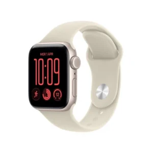 Apple Watch SE 3 GPS + Cellular 40mm Alumínio Starlight com Bracelete Desportiva S/M