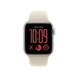 Apple Watch SE 3 GPS + Cellular 40mm Alumínio Starlight com Bracelete Desportiva S/M - Thumbnail Image 2