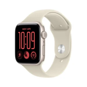 Apple Watch SE 3 GPS + Cellular 44mm Alumínio Bege com Bracelete Desportiva M/L