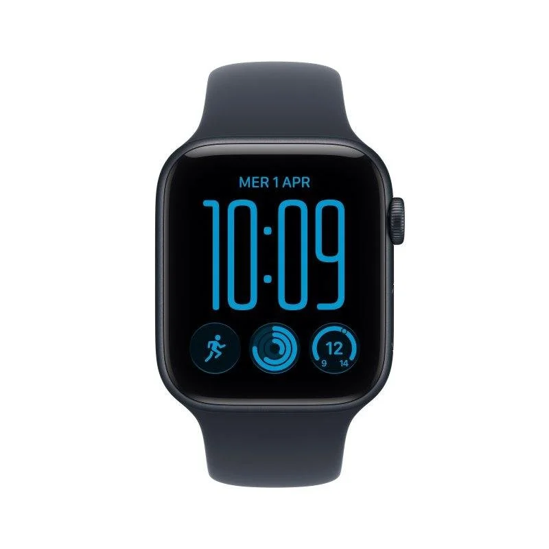 Apple Watch SE 3 GPS + Cellular 44mm Alumínio Meia-Noite com Bracelete Desportiva Meia-Noite M/L - Image 2