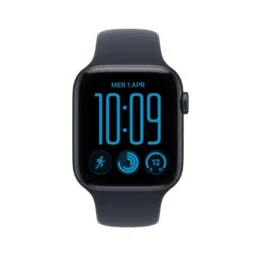 Apple Watch SE 3 GPS + Cellular 44mm Alumínio Meia-Noite com Bracelete Desportiva Meia-Noite S/M - Thumbnail Image 2