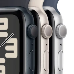 Apple Watch SE GPS 44mm Alumínio Branco Luz das Estrelas com Braceletes Loop Desportivas Branco Luz das Estrelas - Thumbnail Image 4