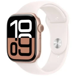 Apple Watch Series 10 GPS + Cellular 46mm OLED Caixa Alumínio Ouro Rosa M/L Resistente Água IP6X - Thumbnail Image 1