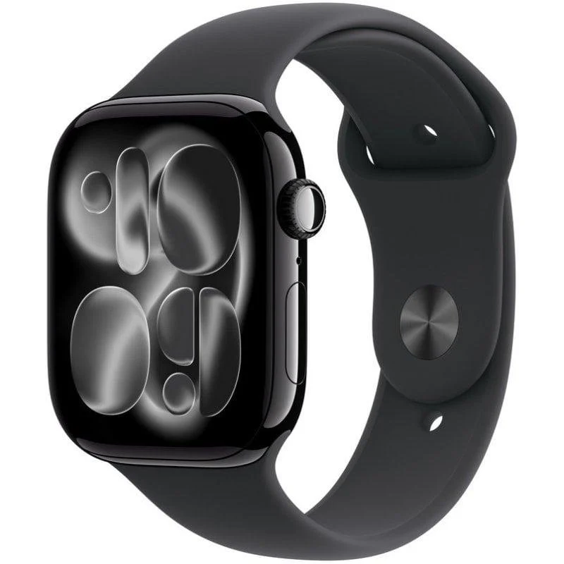 Apple Watch Series 11 GPS + Cellular 46mm OLED Preto M/L Resistente à Água IP6X SpO2 Pulsómetro - Image 1