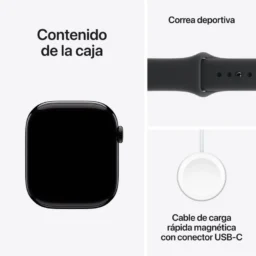 Apple Watch Series 11 GPS + Cellular 46mm OLED Preto M/L Resistente à Água IP6X SpO2 Pulsómetro - Thumbnail Image 3