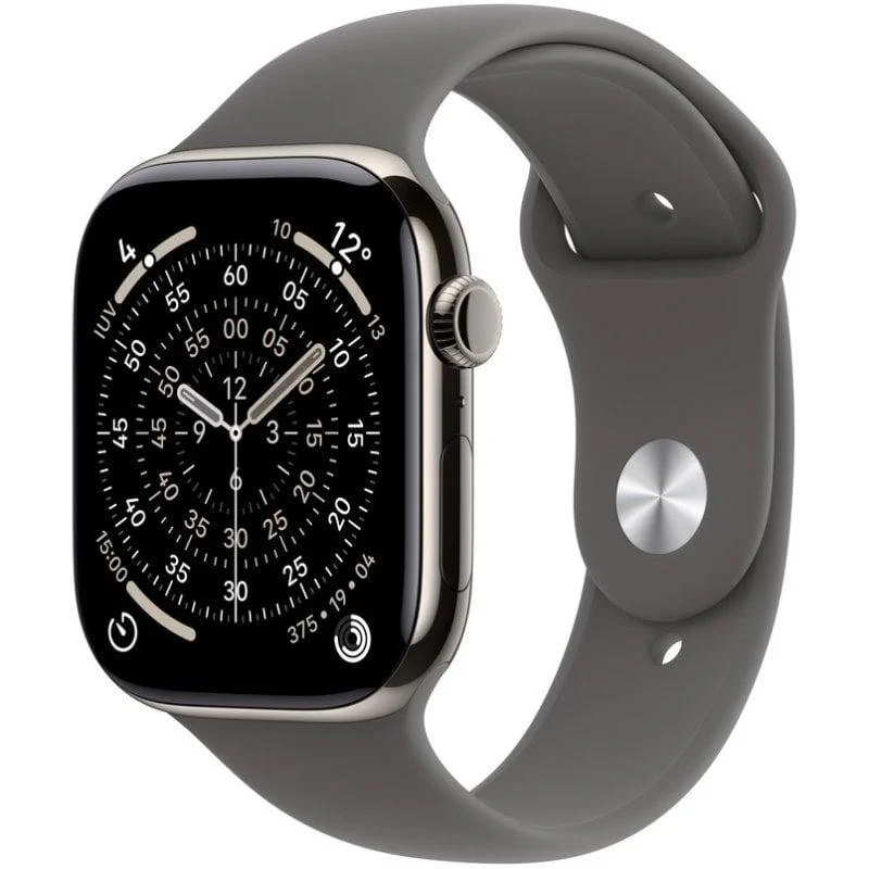 Apple Watch Series 11 5G GPS NFC 46mm Retina OLED Titânio Cinza S/M IP6X SpO2 - Image 1