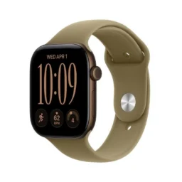 Apple Watch Series 12 GPS 46mm Caixa Alumínio Bronze Escuro Bracelete Desportiva Verde M/L - Thumbnail Image 1