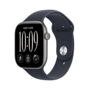Apple Watch Series 12 GPS + Cellular 46mm Caixa Alumínio Cinzento com Bracelete Desportiva Azul Marinho M/L