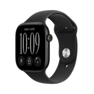 Apple Watch Series 12 GPS + Cellular 46mm Alumínio Preto com Bracelete Desportiva Preta M/L