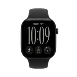 Apple Watch Series 12 GPS + Cellular 46mm Alumínio Preto com Bracelete Desportiva Preta M/L - Thumbnail Image 2