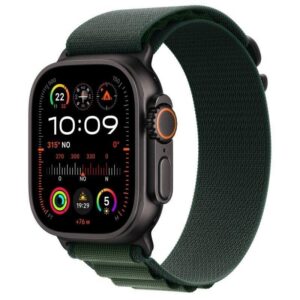 Apple Watch Ultra 2 GPS + Cellular 49mm Retina OLED Titânio Preto Loop Alpine Verde M IP6X SpO2