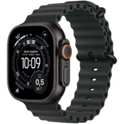 Apple Watch Ultra 3 GPS + Cellular 49mm Titânio Preto Bracelete Ocean - Thumbnail Image 1