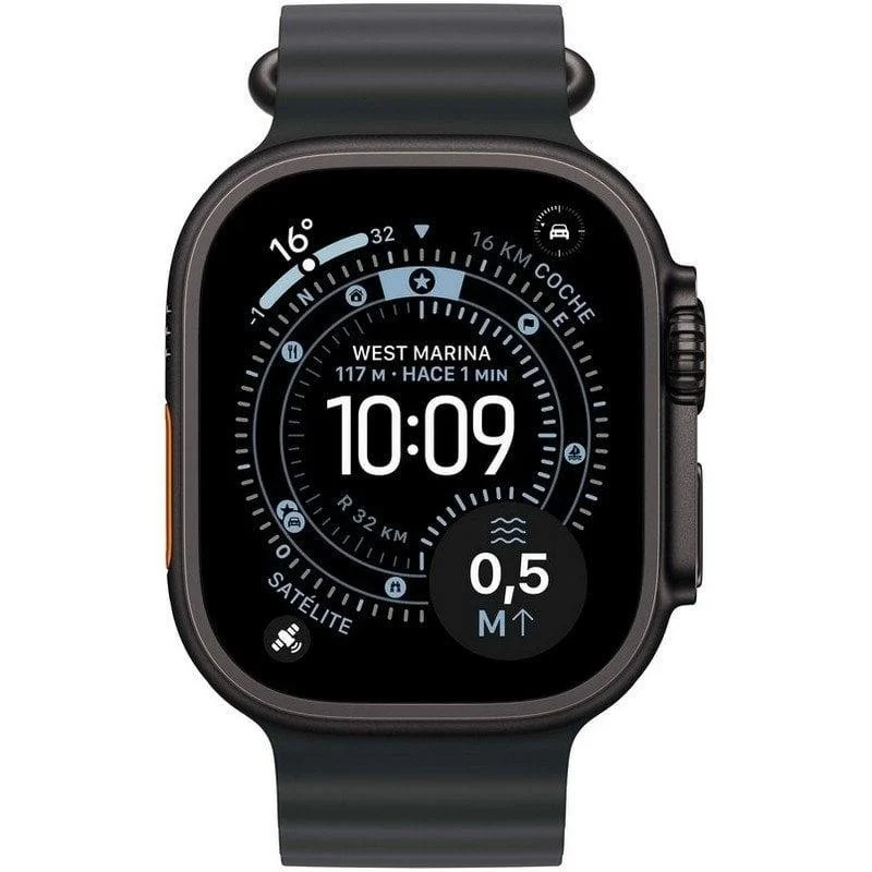 Apple Watch Ultra 3 GPS + Cellular 49mm Titânio Preto Bracelete Ocean - Image 2
