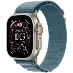 Apple Watch Ultra 3 GPS + Cellular 49mm Retina OLED Titânio Natural Azul Médio 5G SpO2