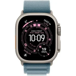 Apple Watch Ultra 3 GPS + Cellular 49mm OLED Titânio Natural e Azul L IP6X SpO2 Pulsómetro - Thumbnail Image 2