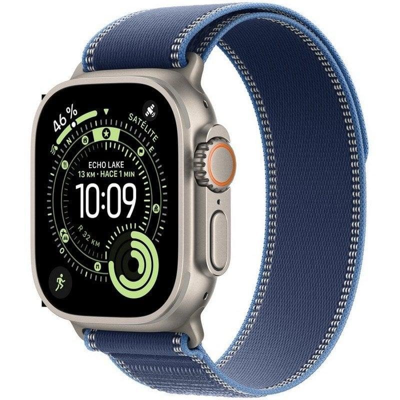 Apple Watch Ultra 3 GPS + Cellular 49mm OLED Titânio Natural Azul M/L Resistente à Água IP6X - Image 1