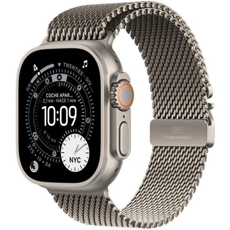Apple Watch Ultra 3 GPS + Cellular 49mm OLED Titânio Natural M Resistente à Água IP6X+10ATM SpO2 - Image 1