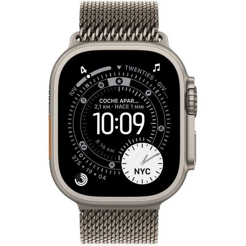 Apple Watch Ultra 3 GPS + Cellular 49mm OLED Titânio Natural M Resistente à Água IP6X+10ATM SpO2 - Image 2