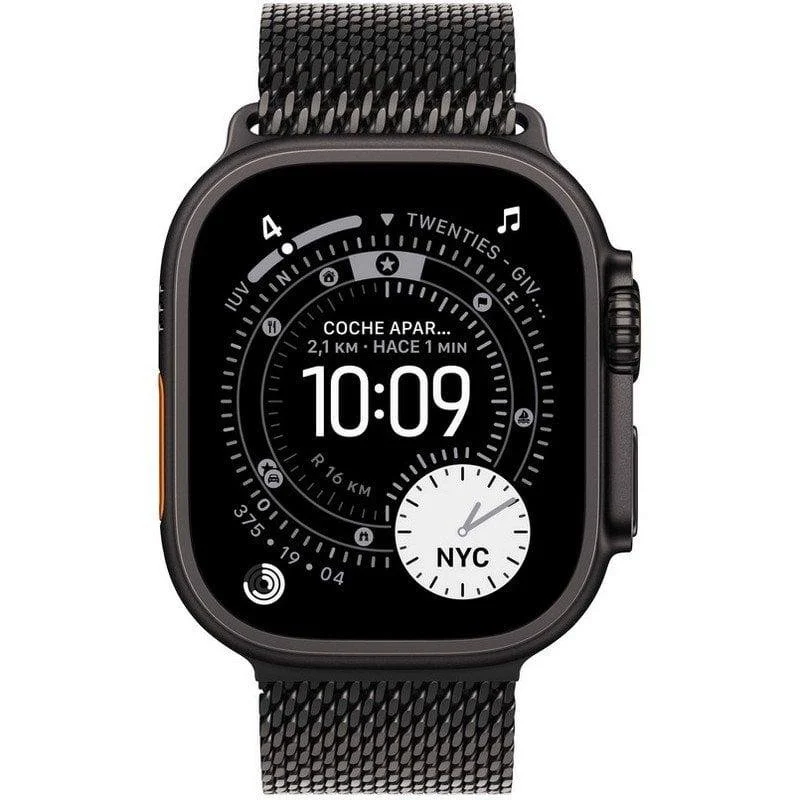 Apple Watch Ultra 3 GPS+Cellular 49mm OLED Titânio Preto M Resistência Água 10ATM IP6X SpO2 - Image 2