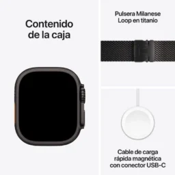 Apple Watch Ultra 3 GPS+Cellular 49mm OLED Titânio Preto M Resistência Água 10ATM IP6X SpO2 - Thumbnail Image 3