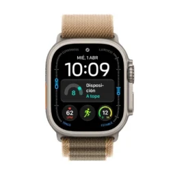 Apple Watch Ultra 4 GPS + Cellular 49mm Titânio Natural com Bracelete Loop Alpine M - Thumbnail Image 2