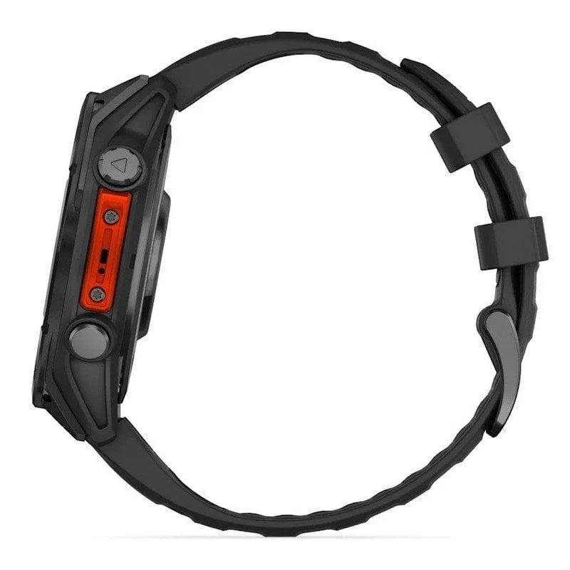 Garmin Fenix 8 Bluetooth GPS NFC 47mm AMOLED Cinzento com Correia Preta Tamanho Único Resistente à Água 10ATM - Image 4