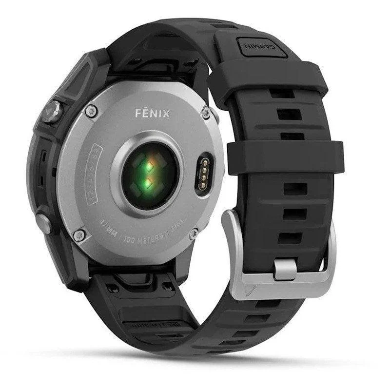 Garmin Fenix E Bluetooth GPS 47mm AMOLED Aço Inoxidável Preto Resistente 10ATM - Image 4