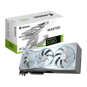 Gigabyte RTX 5080 AORUS MASTER ICE 16GB GDDR7 Reflex 2 RTX AI DLSS4