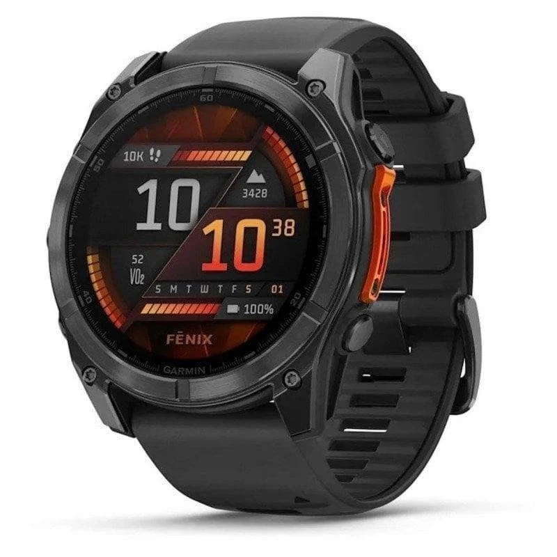 Garmin Fēnix 8 AMOLED 51mm GPS WiFi Preto 32GB Resistente Água 10 ATM SpO2 - Image 1