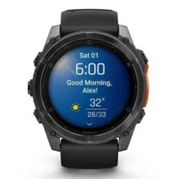 Garmin Fēnix 8 AMOLED 51mm GPS WiFi Preto 32GB Resistente Água 10 ATM SpO2 - Thumbnail Image 5
