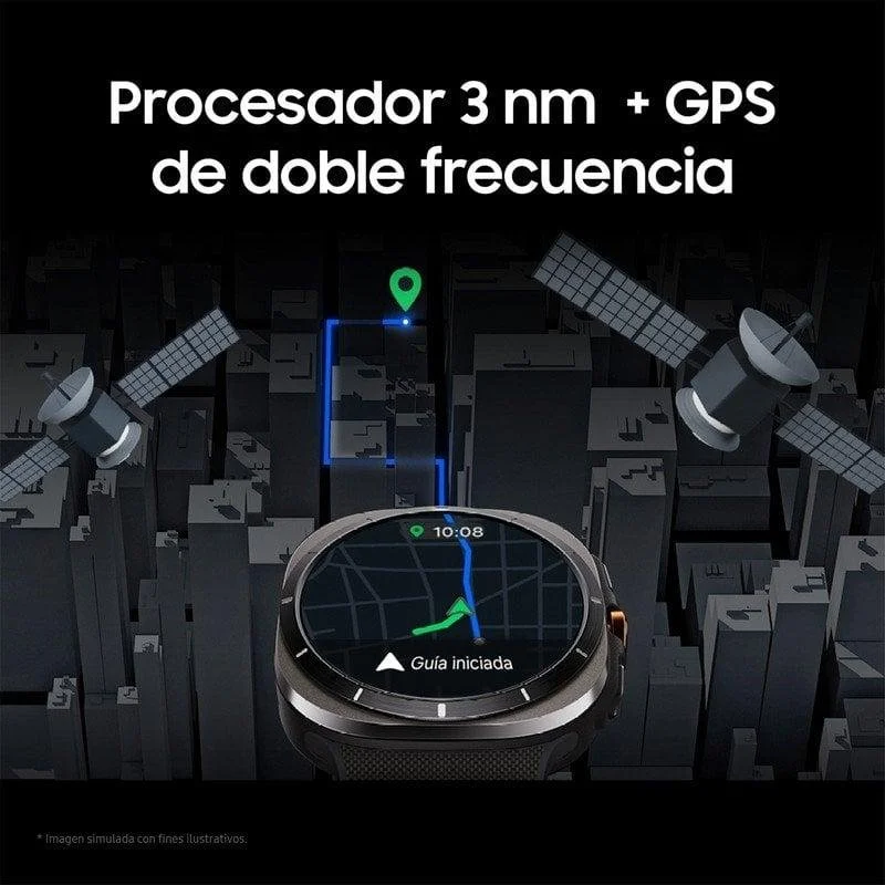 Samsung Galaxy Watch Ultra LTE 4G GPS 47mm AMOLED Titânio Prateado Tamanho Único 10ATM IP68 - Image 3
